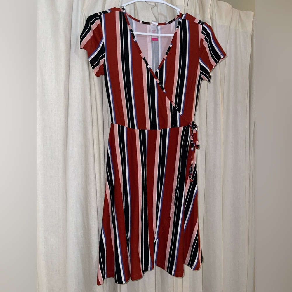 Super Soft V-Neck Striped Sundress